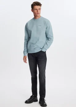 Sweater met print wereldbol