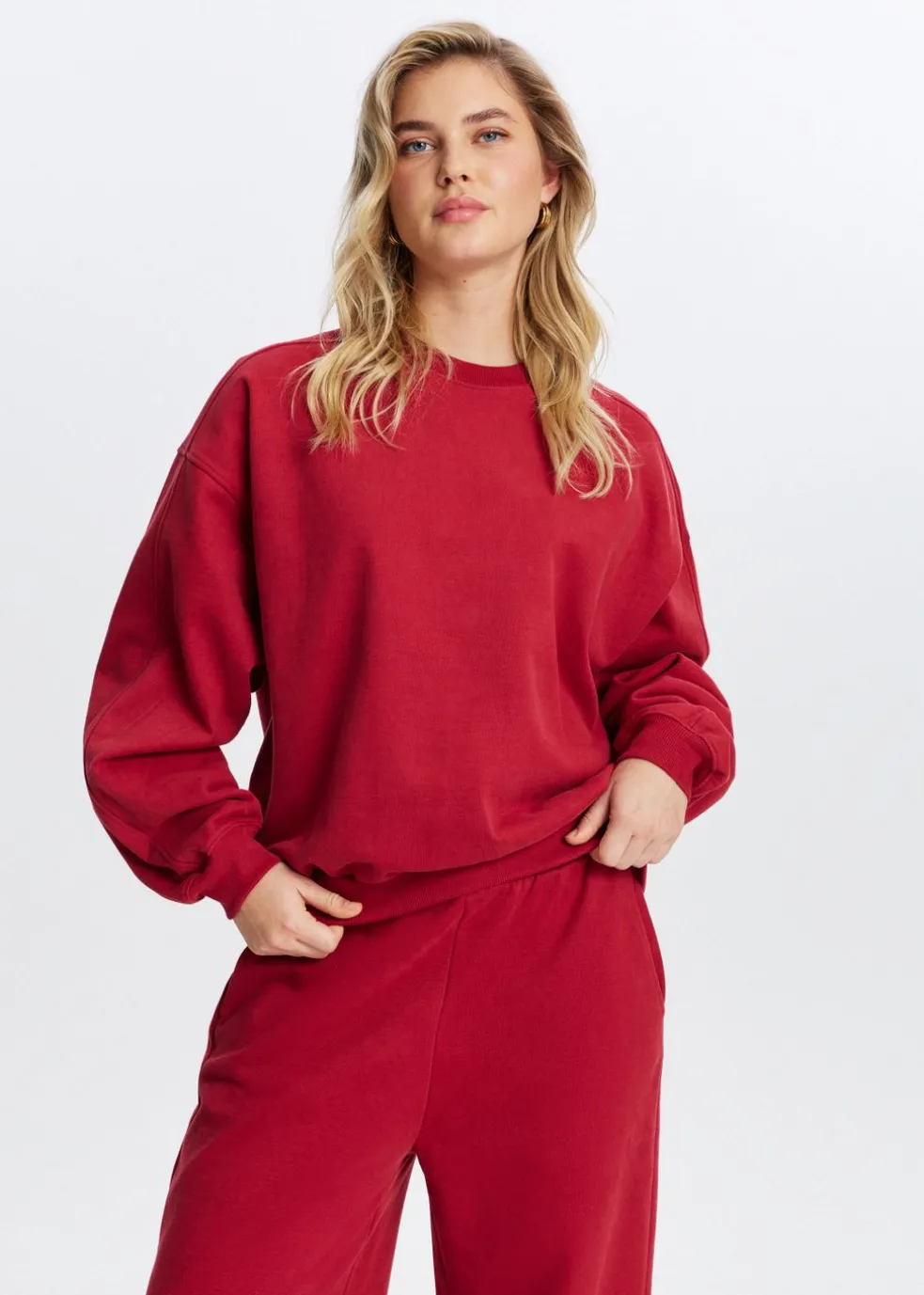 Sweater met tekstprint