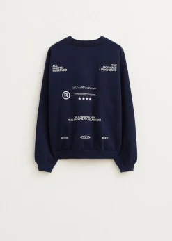Sweater met tekstprint
