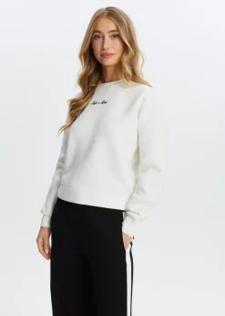 Sweater met tekstprint