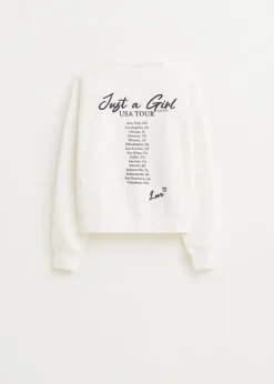 Sweater met tekstprint