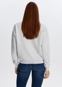 Sweater met varsity print