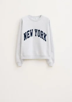 Sweater met varsity print