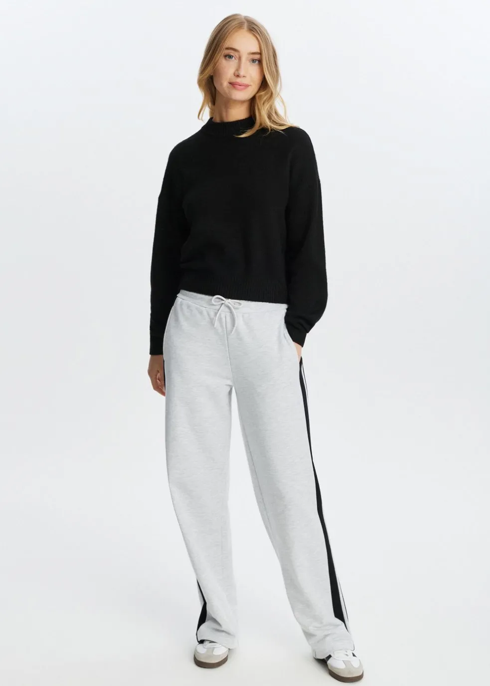 Sweatpants met streep