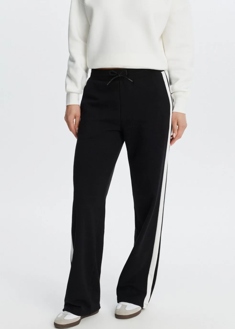 Sweatpants met streep