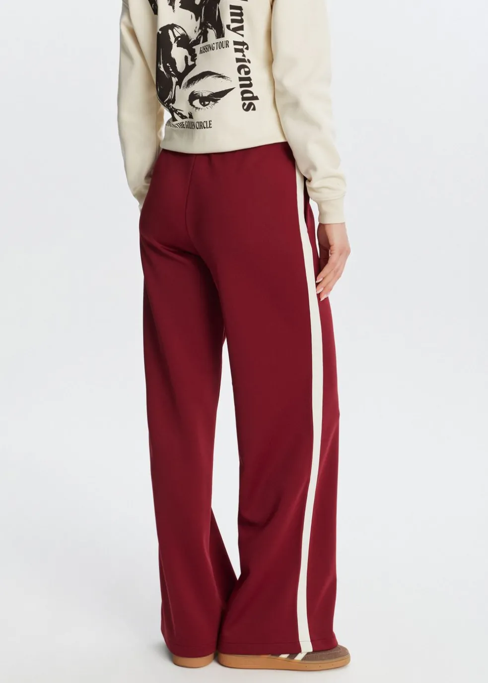 Sweatpants met streep