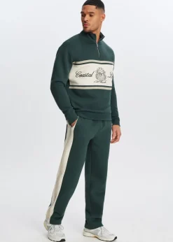 Sweatpants met streepdetail