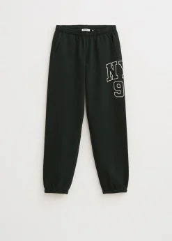 Sweatpants met zijprint