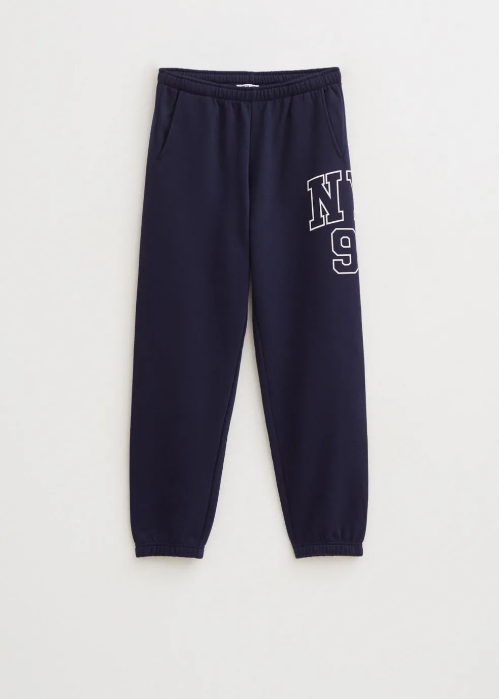 Sweatpants met zijprint
