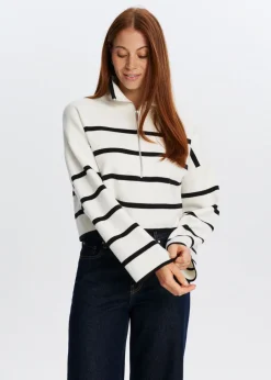 Trui met half zip