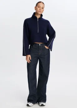 Trui met half zip
