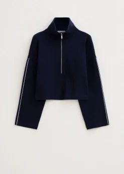 Trui met half zip
