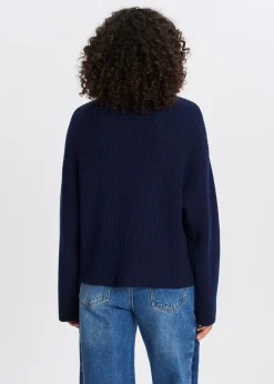 Trui met mockneck