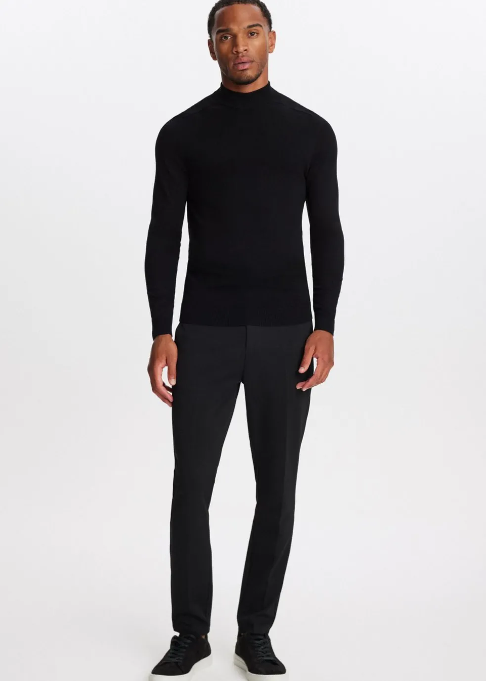 Trui met mock-neck