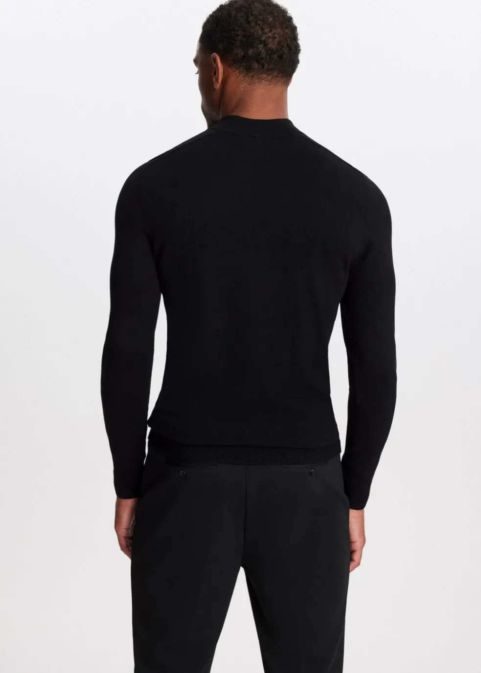 Trui met mock-neck