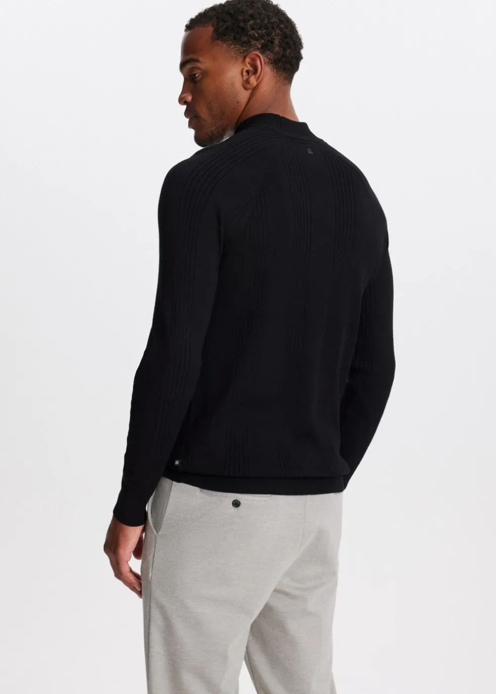 Trui met mock-neck