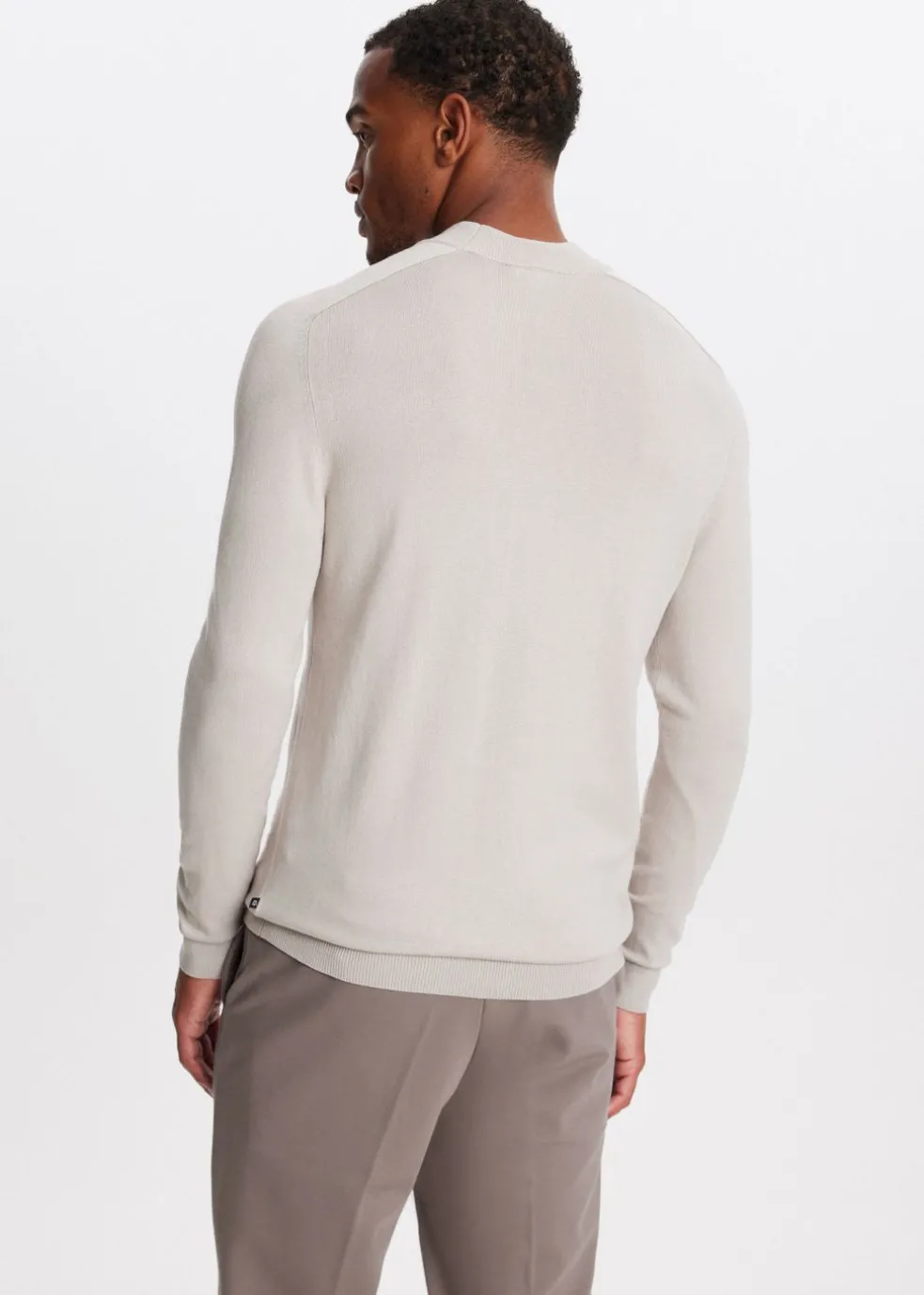 Trui met mock-neck