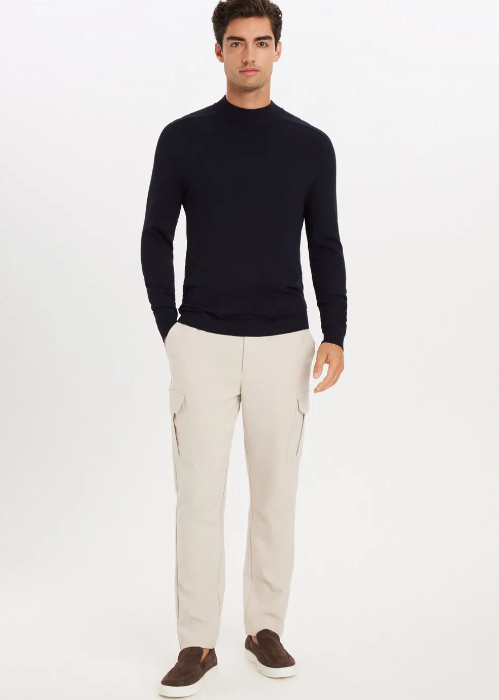 Trui met mock-neck