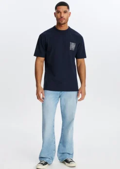 T-shirt met batikprint