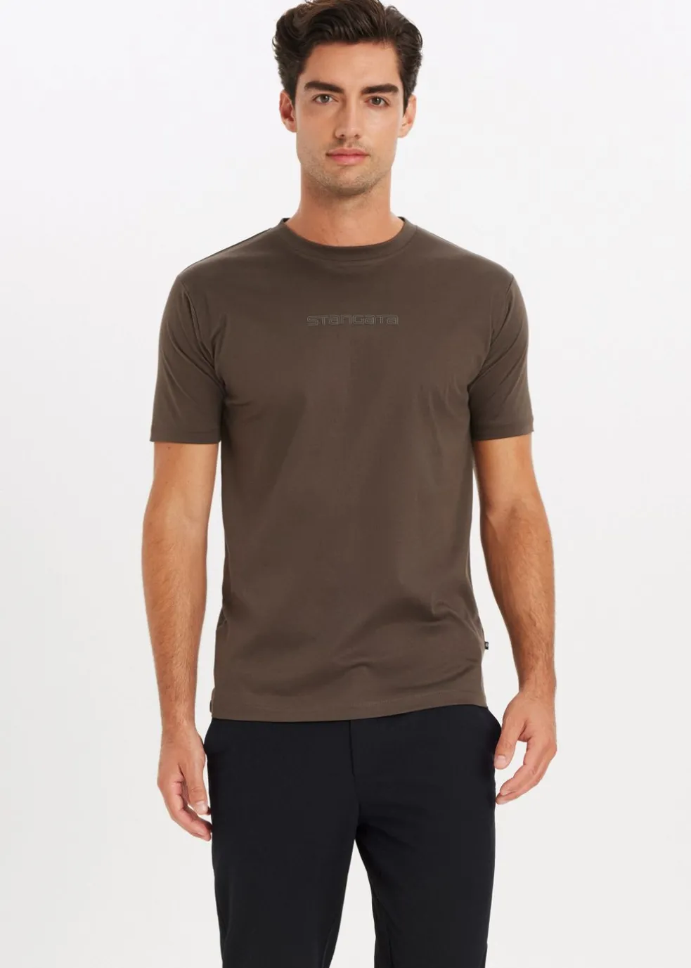 T-shirt met merk