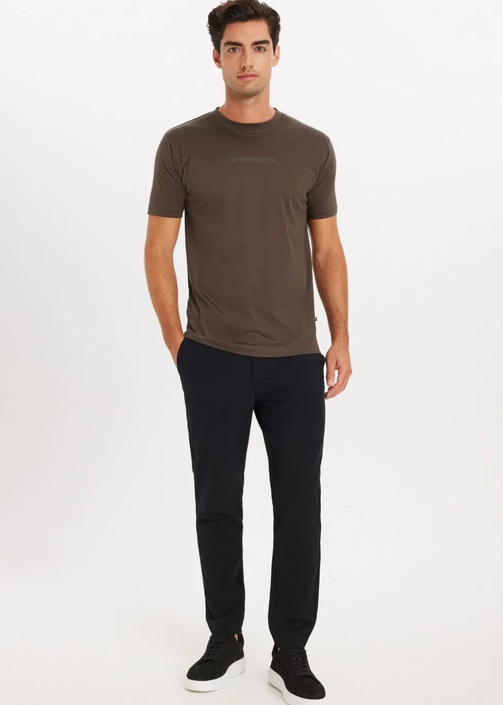 T-shirt met merk