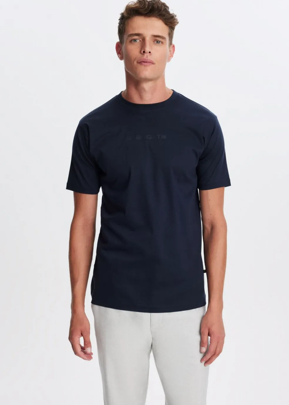 T-shirt met merk