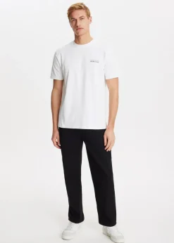 T-shirt met merk logo