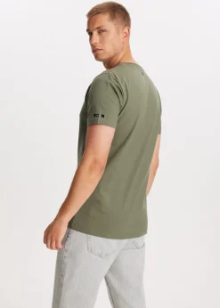 T-shirt met merk logo