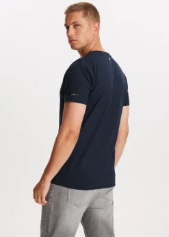 T-shirt met merk logo
