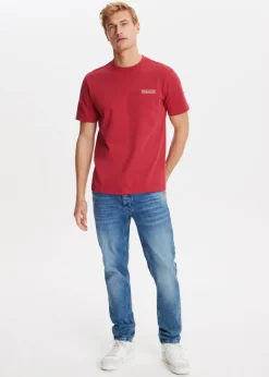 T-shirt met merk logo