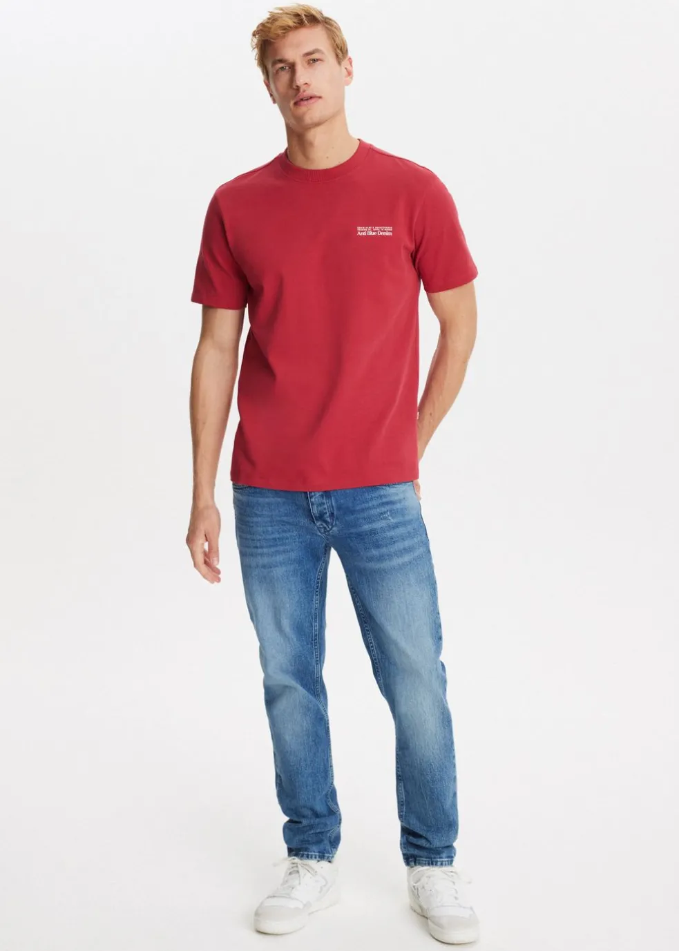 T-shirt met merk logo