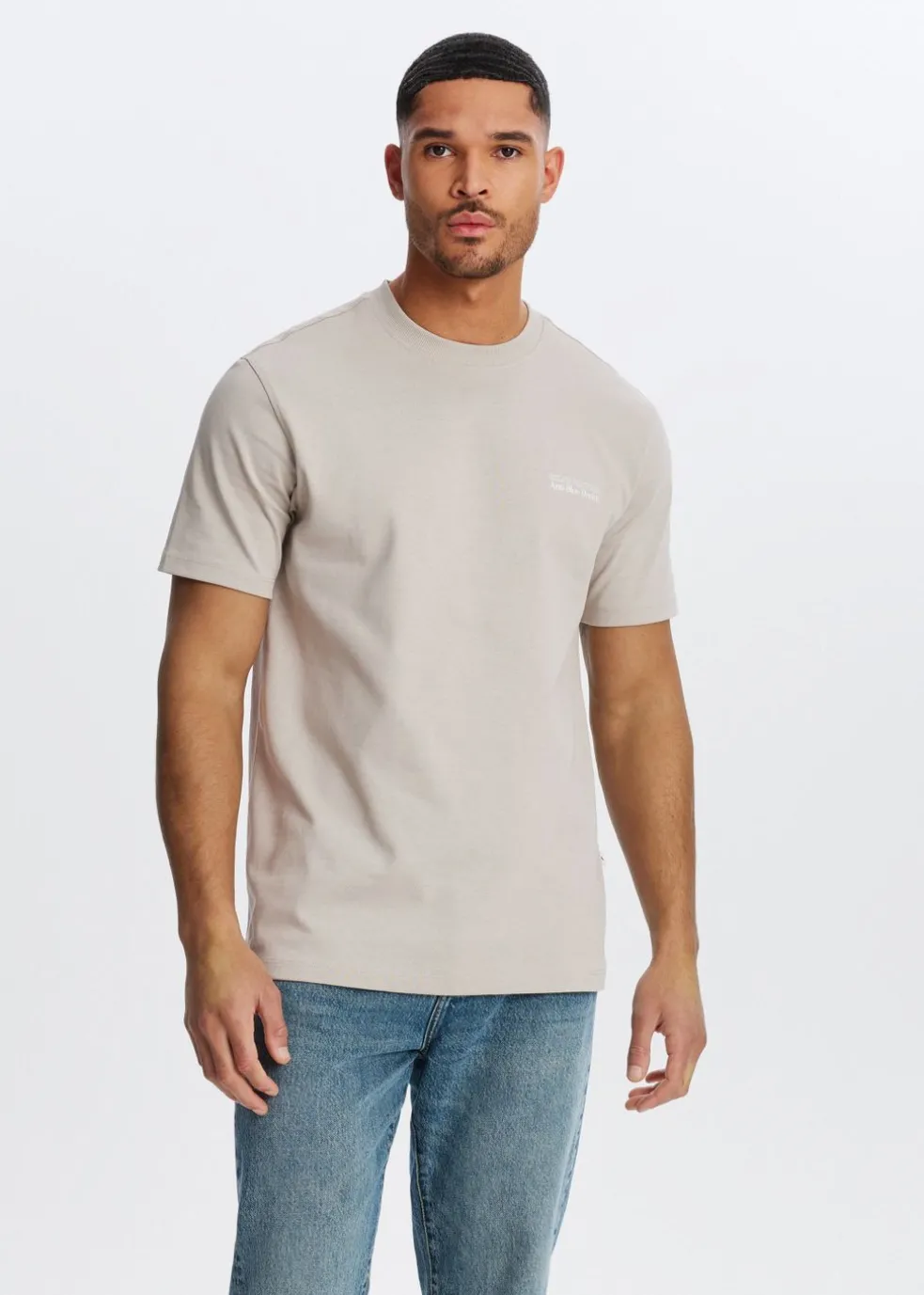T-shirt met merk logo