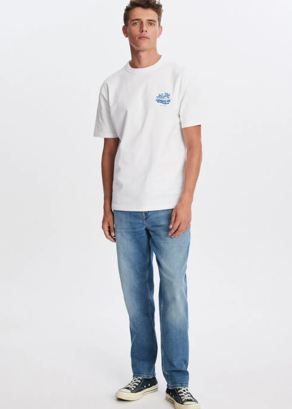 T-shirt met print auto