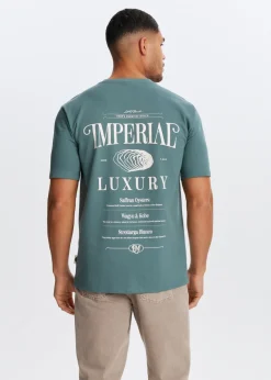 T-shirt met print oester