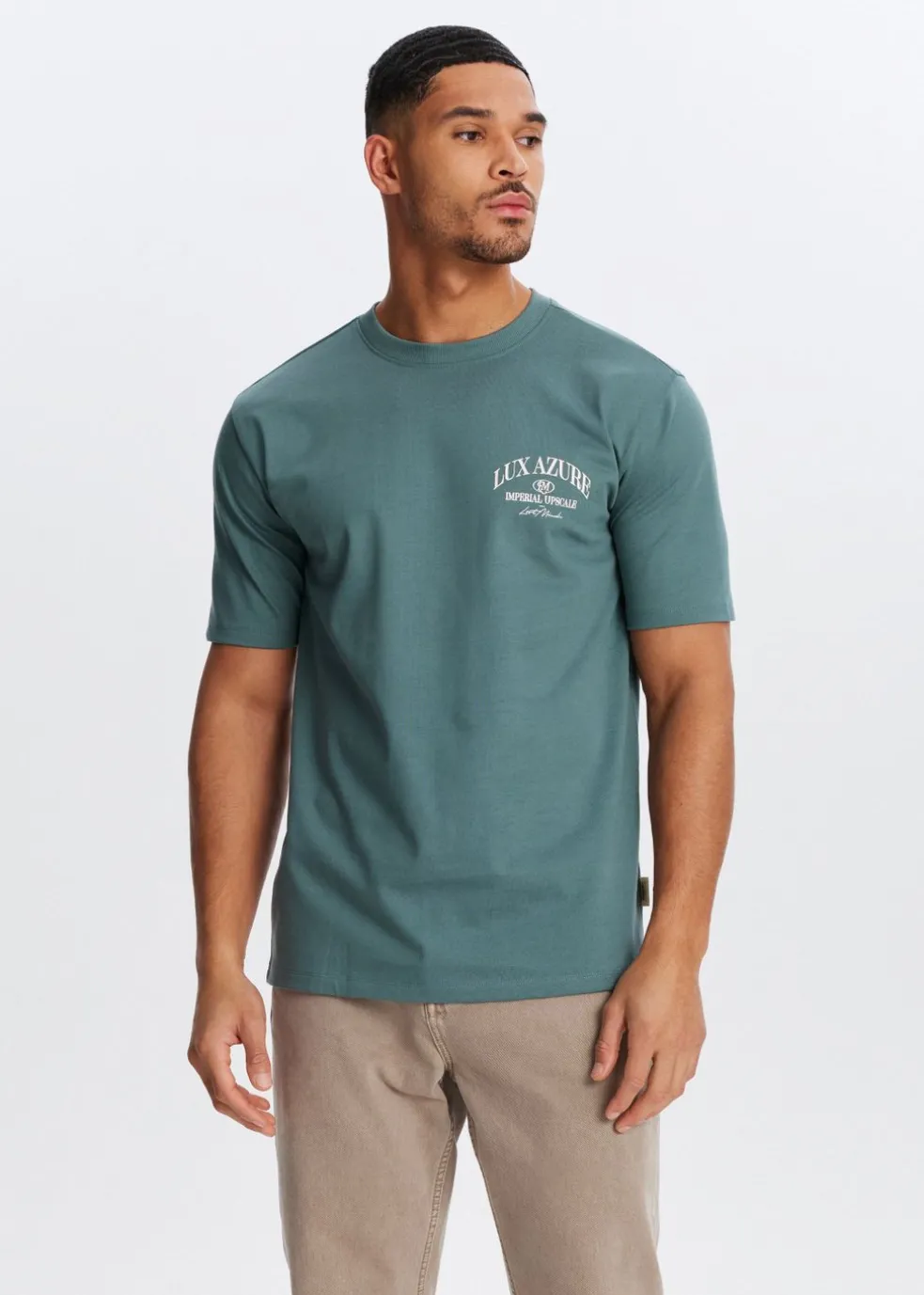 T-shirt met print oester
