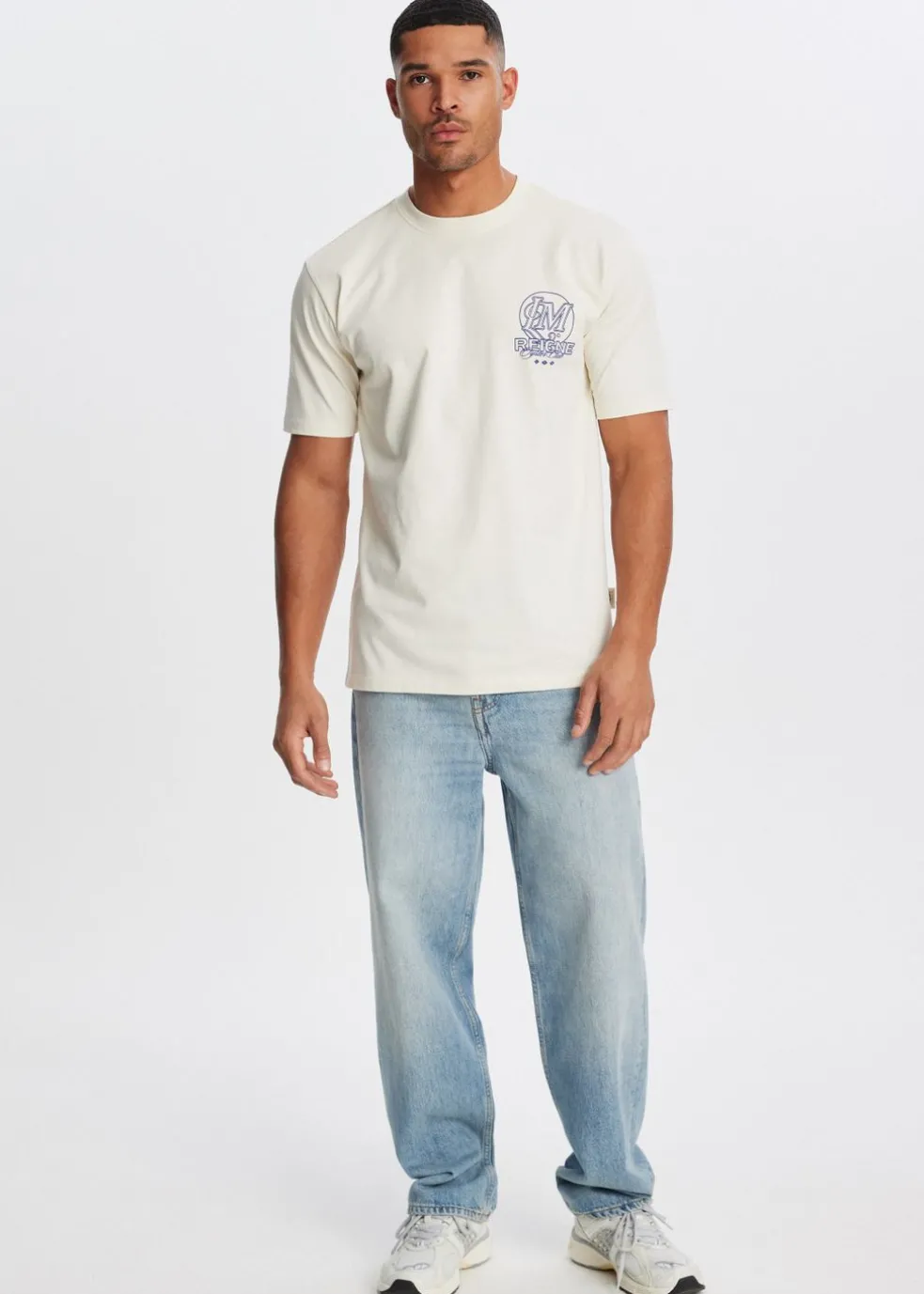T-shirt met print reigne