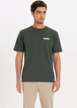 T-shirt met print trail