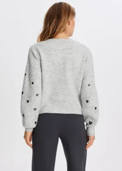 Vest met hartjesmouwen