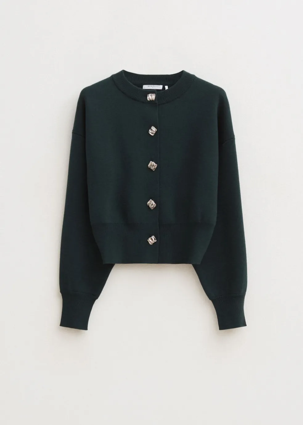 Vest met pofdetail