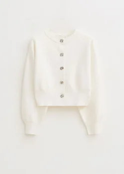 Vest met pofdetail