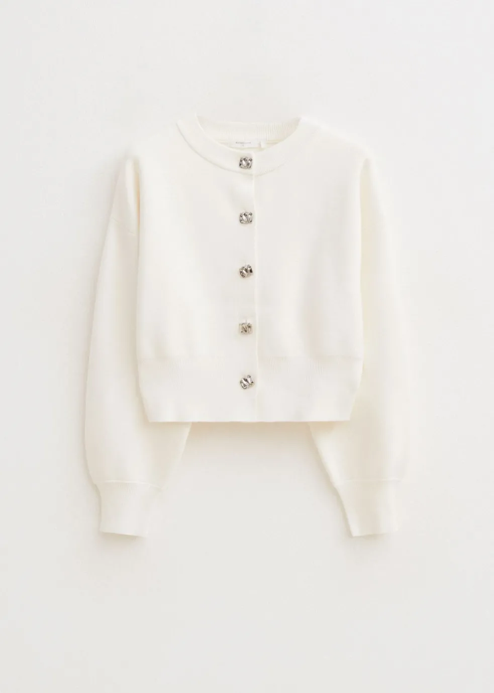 Vest met pofdetail