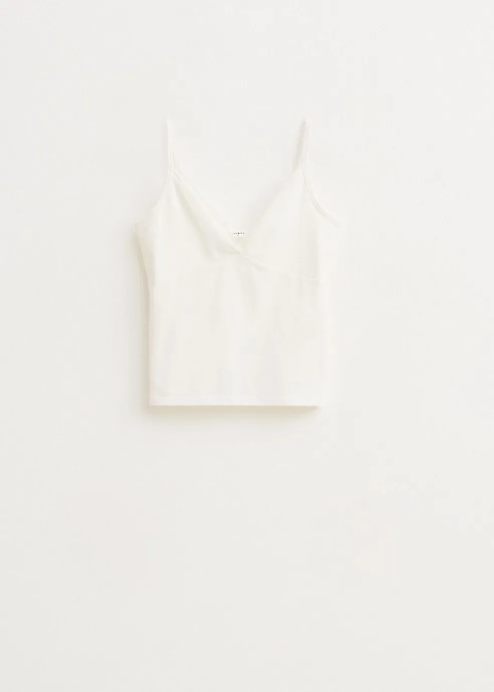 V-hals singlet met kant