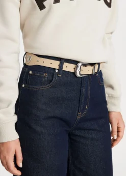 Western riem met hartjes