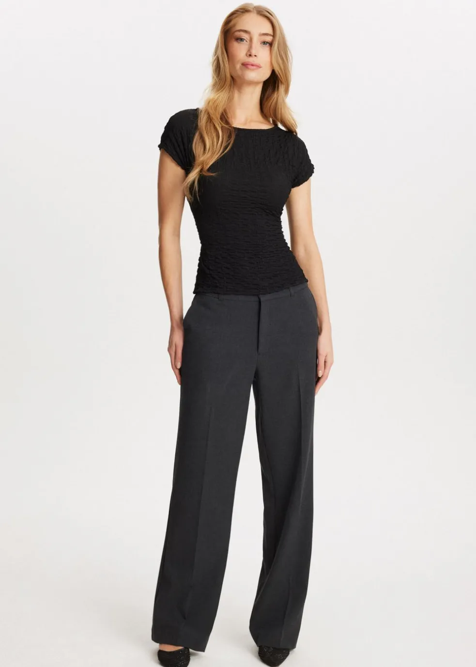 Wide leg pantalon