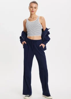 Wijde broek met pintuck