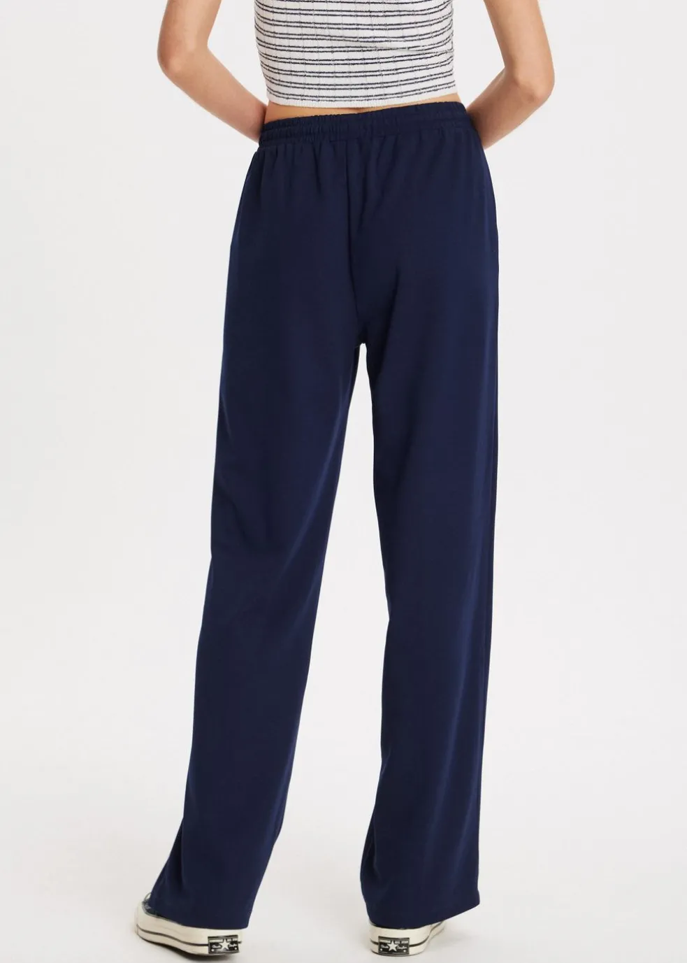 Wijde broek met pintuck