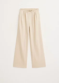 Wijde broek met plooien