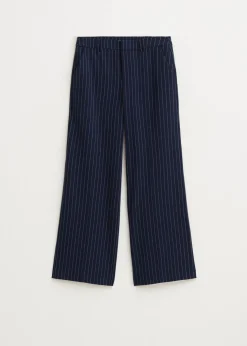 Wijde broek met strepen