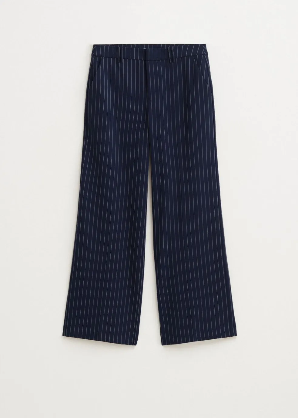 Wijde broek met strepen